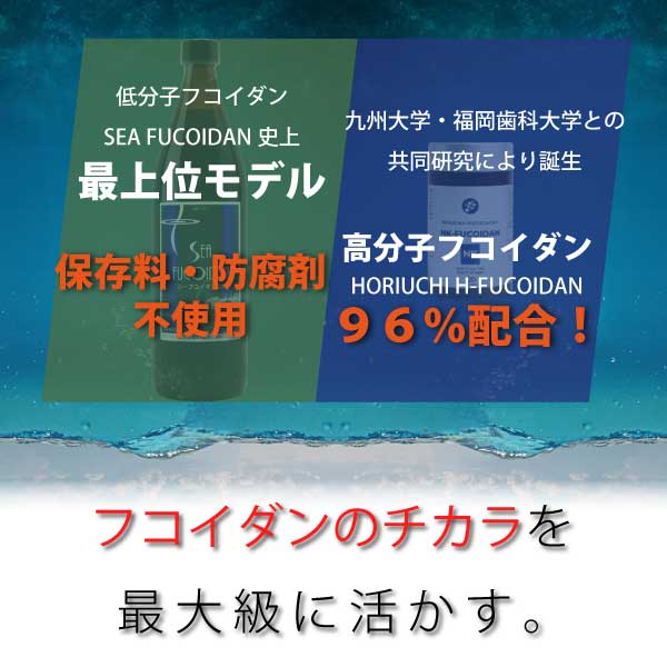 ☆セット商品☆SEA FUCOIDAN DX(900ml・2本)&NK-FUCOIDAN(120粒・1個)