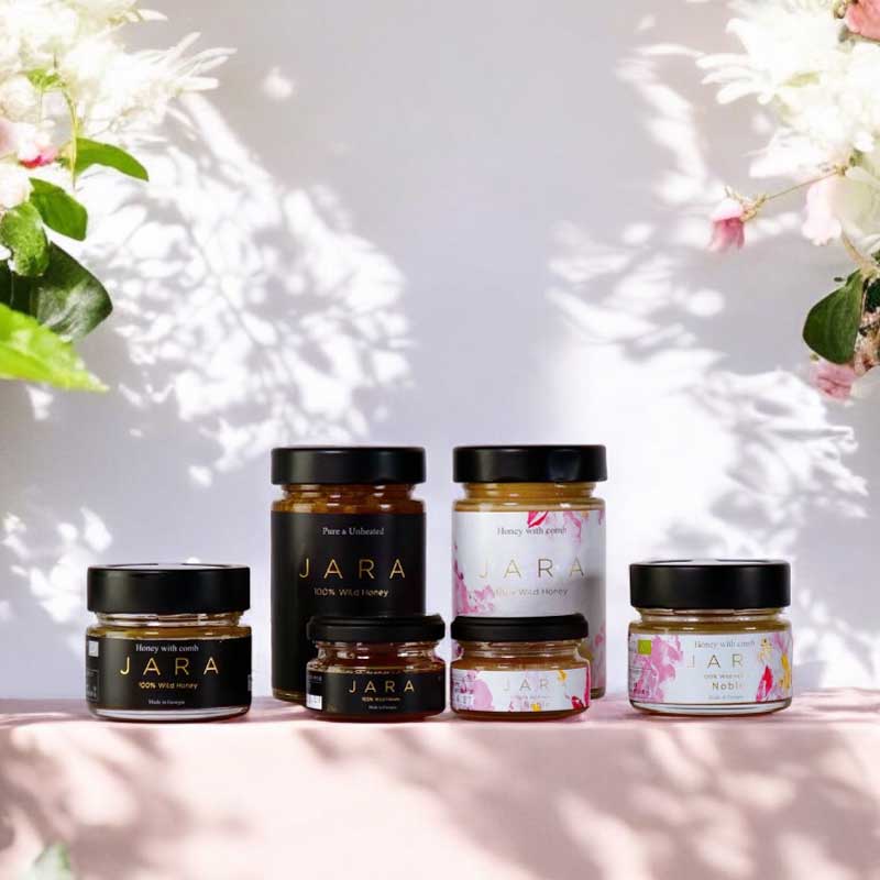 【お試し2種セット】 WILD JARA HONEY 30g / JARA HONEY Noble 30g オーガニック ジャラハニー|天然はちみつ|食べ比べ|お一人様2セットまで。:割引クーポン対象外