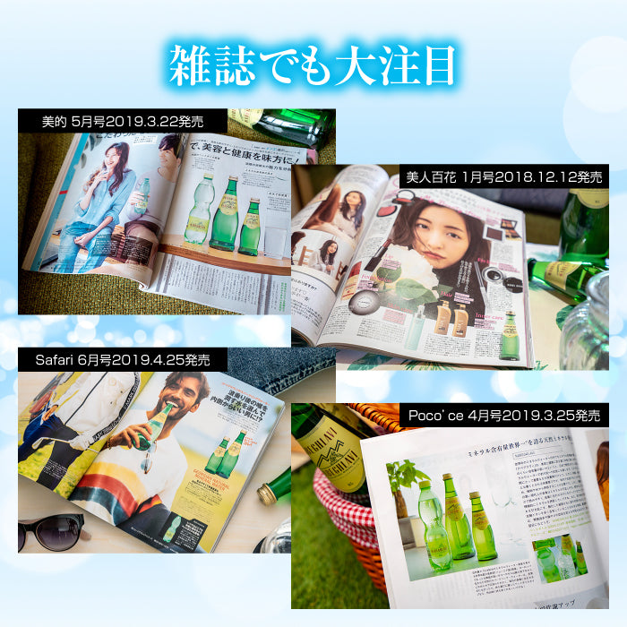 天然炭酸水 NABEGHLAVI (ナベグラヴィ) 500ml 12本_瓶