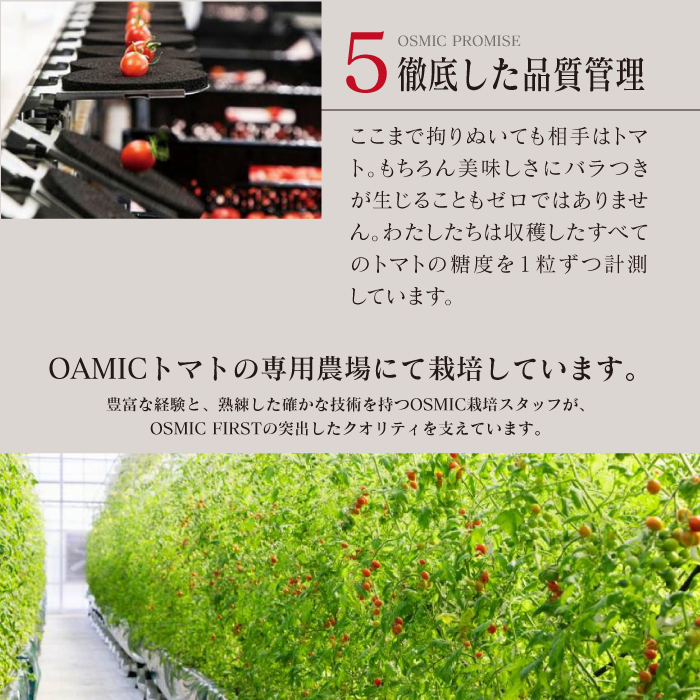 OSMIC FIRST QUEEN トマトジュース