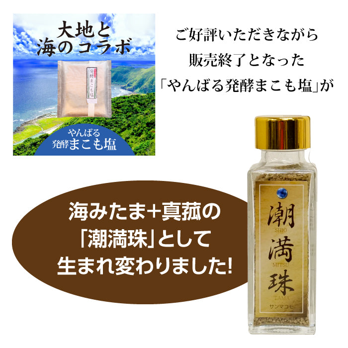 塩満珠 ( しおみつたま ) 70g 発酵まこも塩