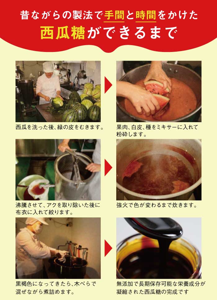 西瓜糖 150g 無添加 濃縮すいかエキス 手造り 古来伝承之健康食