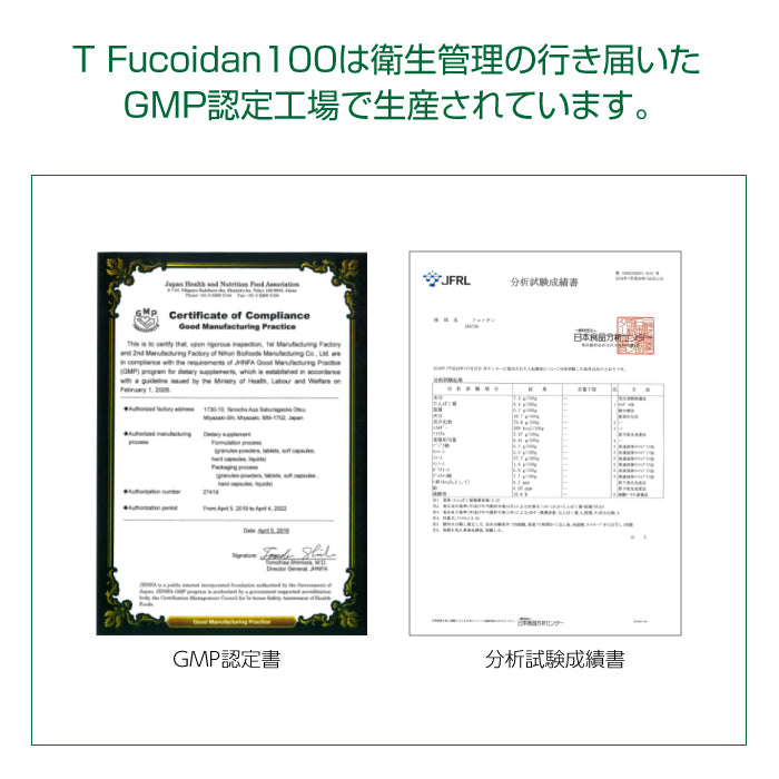 T Fucoidan 100 (Tフコイダン100) 120粒