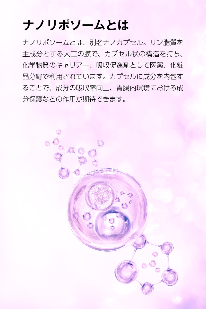 金秀バイオ NANO LIPO PQQ (ナノリポPQQ) （[260mg×60粒] × 1袋） コエンザイム