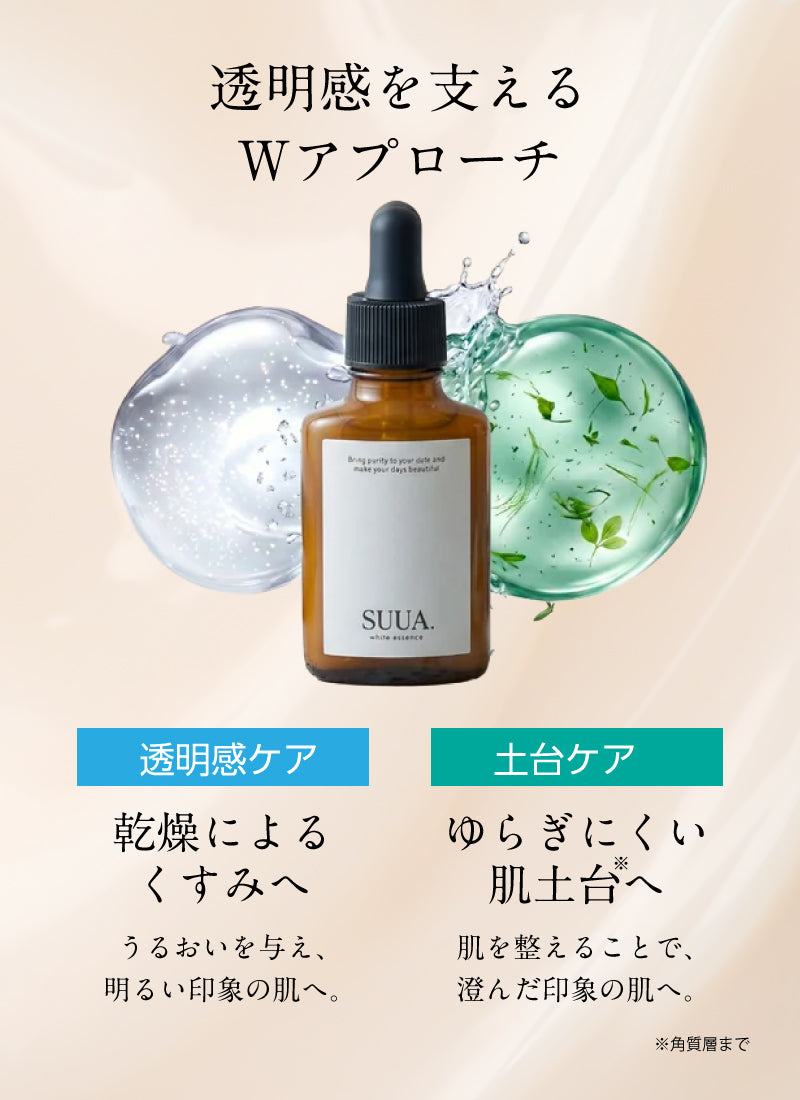 SUUA. （スーア）　美白美容液 30ml