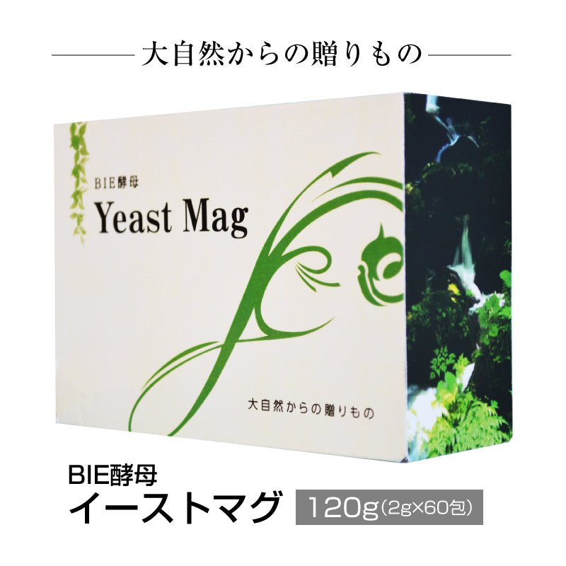 BIE酵母 イーストマグ 120g ( 2g × 60包 ) Yeast Mag