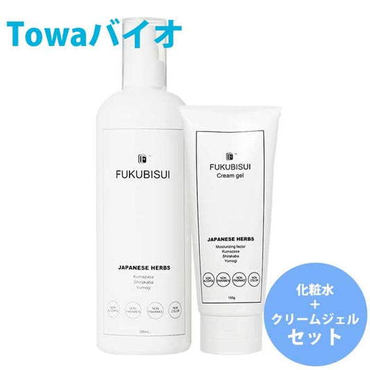 ☆セット商品☆福美水【FUKUBISUI】顔・からだ用化粧水＆顔・からだ用ジェル状保湿クリーム【低刺激】【敏感肌】